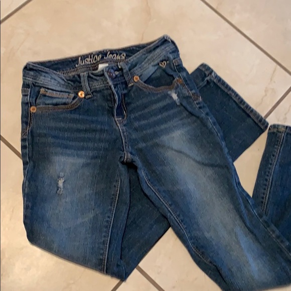 SALE! JUSTICE JEANS GIRLS 10R - Picture 4 of 6